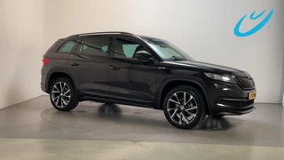 Skoda Kodiaq 1.5 TSI 150pk DSG Sportline Business 7p. Camera Sfeerverlichting Alcantara Navigatie