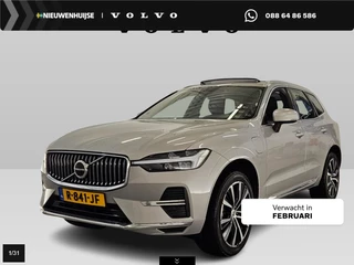 Volvo XC60 2.0 T6 Plug-in hybrid AWD Plus Bright | Long Range | Trekhaak | Standkachel | BLIS | Stoel/stuur verwarming | Adaptieve cruise | Pilot assist | Schuif/kantel Panoramadak |