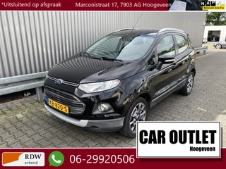 Ford EcoSport 1.0 EcoBoost Titanium 133Dkm.NAP, Clima, Stoelvw, Voorruitvw, CC, PDC, Navi, LM, z.g.a.n. APK – Inruil Mogelijk –