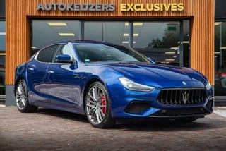 Hoofdafbeelding Maserati Ghibli Maserati Ghibli 3.0 V6 S Q4 Ribelle Schuifdak Adapt. Cruise Alcantara hemel