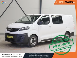 Opel Vivaro 2.0 CDTI 144pk L3H1 Dubbele Cabine Automaat 6p Navigatie Apple Carplay/Android Auto Cruise Control Trekhaak Parkeer sensoren #