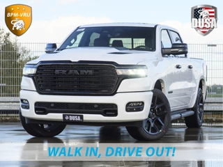 Dodge Ram 1500 | Laramie | Night Edition | 3.0L I6 Hurricane | Crew Cab | 4X4 | Panorama | 14,4-inch Touchscreen | Passenger Display | INCL BPM-VOORDEEL Getoonde accessoires zijn verkrijgbaar tegen meerprijs