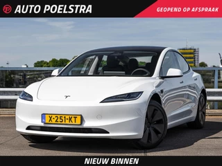 Tesla Model 3 RWD 60 kWh Highland LFP Accu Panoramadak Zwart Leder 18" incl. BTW