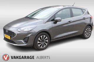 Hoofdafbeelding Ford Fiesta Ford Fiesta 1.0 EcoBoost Hybrid Titanium Climate / Cruise / Navi / apple carplay 