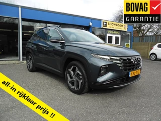 Hoofdafbeelding Hyundai Tucson Hyundai Tucson 1.6 T-GDi PHEV Automaat Premium Sky Plus 4 WD Nav Leder Schuifdak Trekhaak Winterpack 19"Lmv 360 Camera Rijklaarprijs