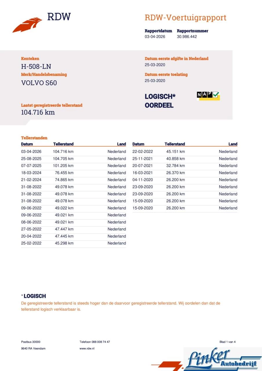 Hoofdafbeelding Volvo S60