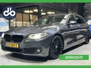 BMW 5-serie Touring 520d 191pk Luxury Edition PANO I LEER I ORG.NL + NAP + NIEUWSTAAT + 20" LMV