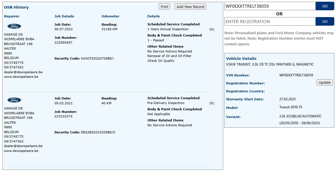 Hoofdafbeelding Ford Transit