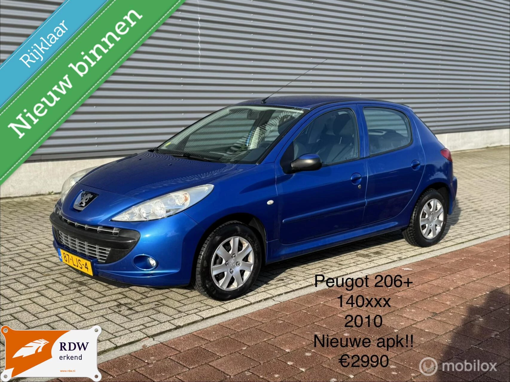 Hoofdafbeelding Peugeot 206