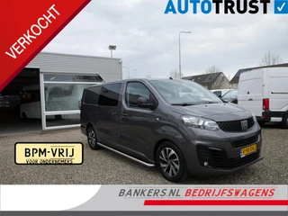 Fiat Scudo 2.0 MultiJet 145PK, L3, Dubbel cabine, Airco, Automaat, Marge-auto