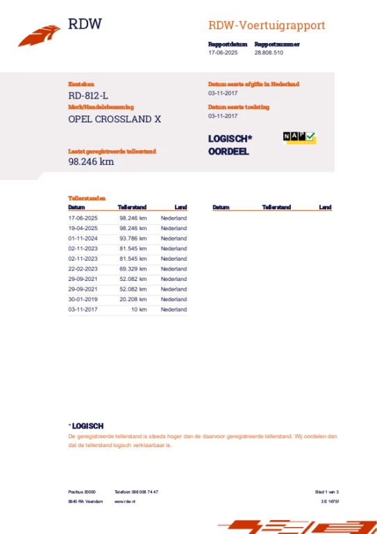 Hoofdafbeelding Opel Crossland X