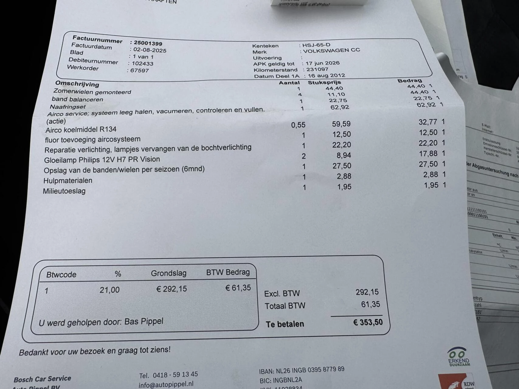 Hoofdafbeelding Volkswagen CC