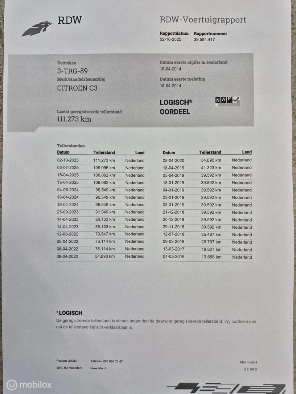 Hoofdafbeelding Citroën C3