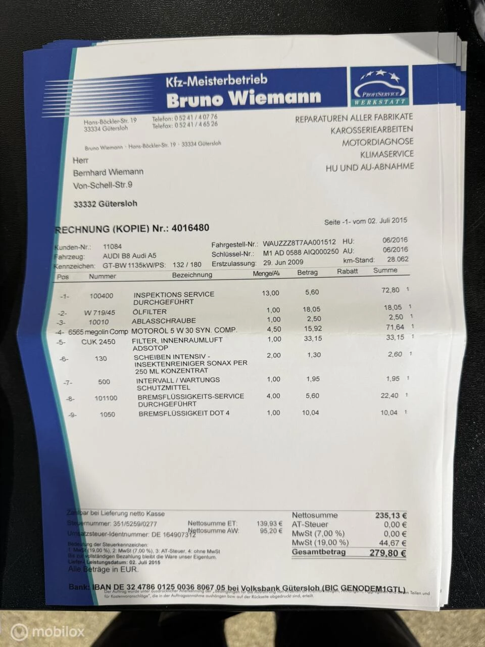 Hoofdafbeelding Audi A5