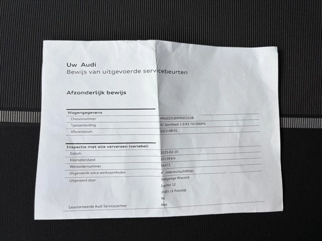 Hoofdafbeelding Audi A1