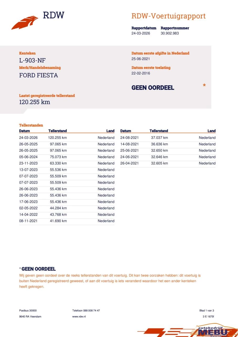 Hoofdafbeelding Ford Fiesta