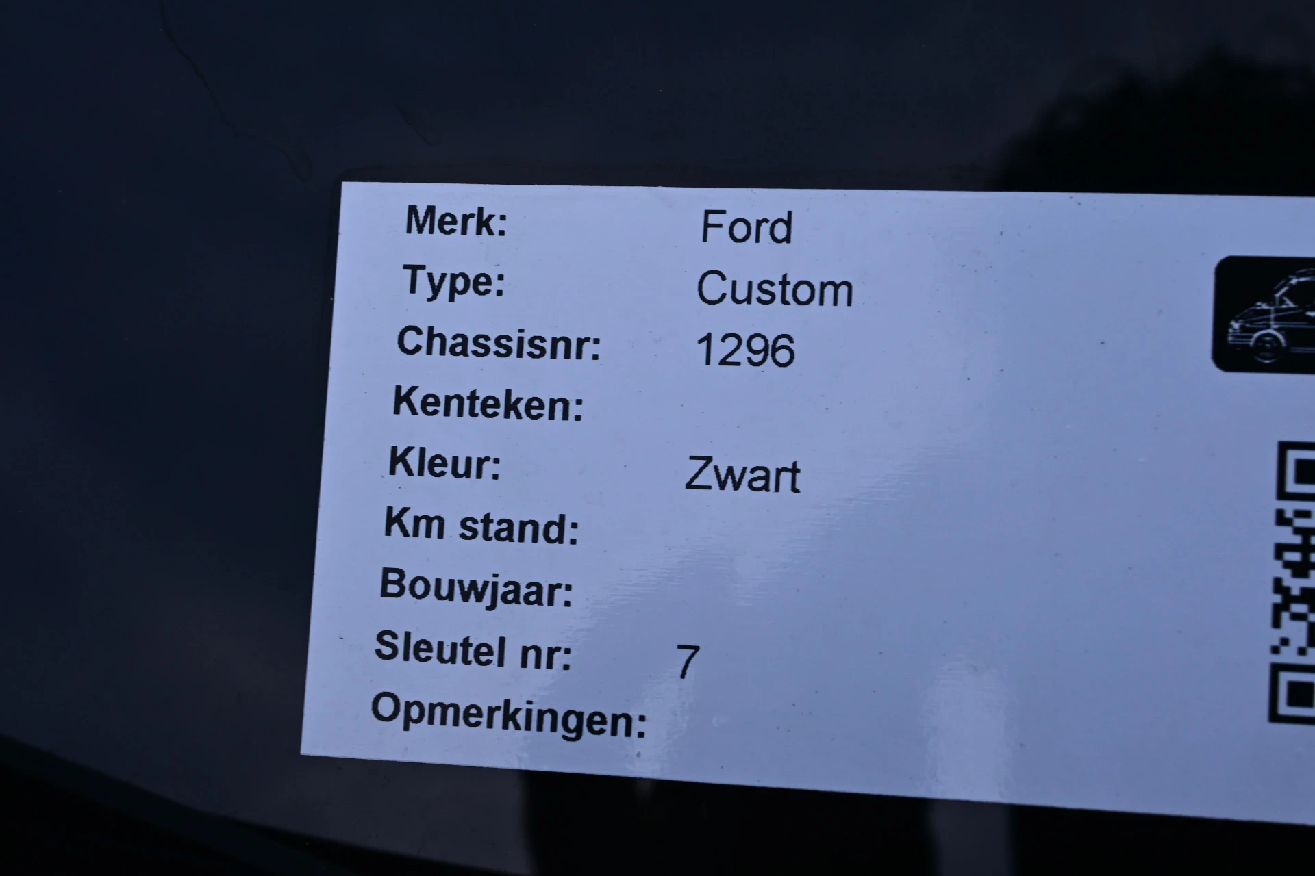 Hoofdafbeelding Ford Transit Custom
