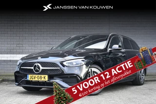 Mercedes-Benz C-klasse Estate 300 e AMG Line / Pano / Stoelverwarming / Keyless / Adaptieve Cruise / Sfeerverlichting
