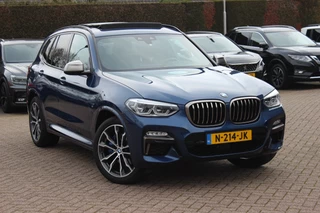 BMW X3 M40i xDrive High Exe. M Sport. / Trekhaak / Panoramadak / Camera / Leder / 20'' / Navigatie / Stoelverwarming / ACC