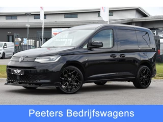 Volkswagen Caddy Cargo 2.0 TDI Exclusive Black Edition Adaptieve Cruise, Carplay, 2 x Schuifdeur, LED, Trekhaak, Leder, 122PK, Automaat, Uniek!