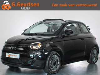 Fiat 500 C Passion 42 kWh, Cruise Control, Apple CarPlay/Android Auto, Navigatie, Zeer leuke cabrio in nette staat!