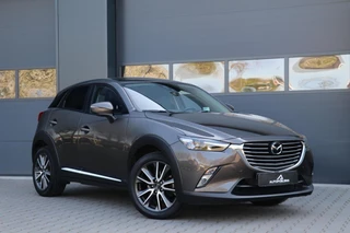 Mazda CX-3 2.0 SkyActiv-G 120 GT-M Headup AdaptiveCruise Blindspot LaneAssist Trekhaak 18'Inch Camera Dab+ 133000KM BJ2016