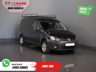 Volkswagen Caddy 1.6 TDI 100 pk Maxi BPM VRIJ! NL Auto/ Cruise/ Imperiaal/ Camera/ PDC/ Airco/ Trekhaak