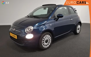 Fiat 500 C 1.0 Hybrid Lounge Plus Navigatie Cruise Control Parkeer Sensoren Climate Control DAB Lichtmetalen Velgen