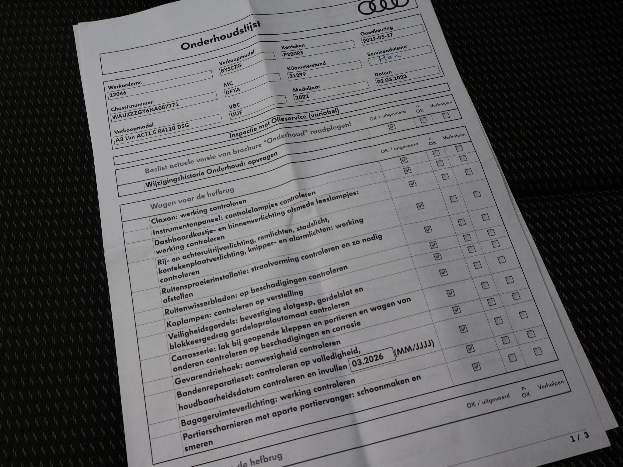 Hoofdafbeelding Audi A3