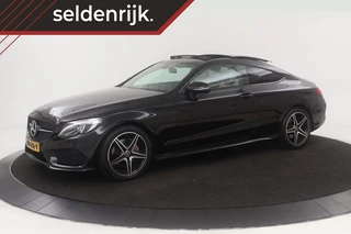 Mercedes-Benz C-klasse 180 AMG Night | Panoramadak | Leder | Camera | Stoelverwarming | Full LED | Park Assist | Navigatie | Bluetooth