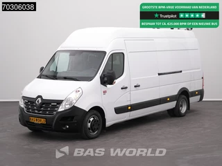 Renault Master 165PK Dubbellucht L4H3 Werkplaat Servicebus Trekhaak Airco Cruise Werkplaatsinrichting Euro6 L4 Hoog Dak Airco Trekhaak Cruise control