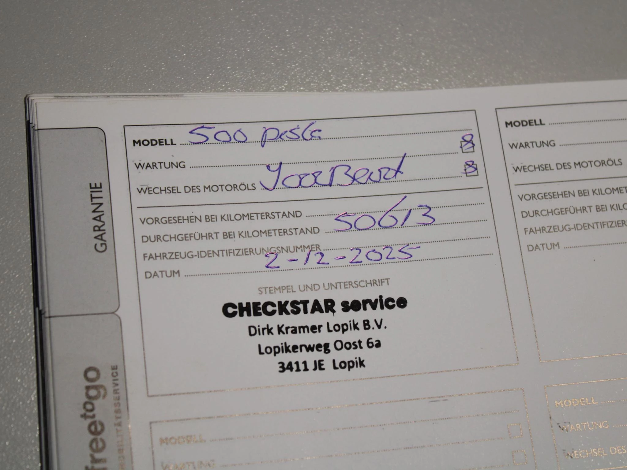 Hoofdafbeelding Fiat 500