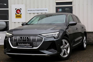 Audi e-tron 55 quattro S-Line 408PK 95 kWh*Excl. BTW*Adapt. Luchtvering/Sportstoelen Leder/ACC/Afneemb. Trekhaak/360/3D Camera/Memorie/Stoelverw./Elek. Klep/LED/Sfeer/Standkachel/Parkeersens.V+A/20 inch LM*