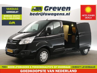 Ford Transit Custom 2.0 TDCI L2H1 Airco Cruise Camera Trekhaak 2xSchuifdeur 3 Persoons PDC Elektrpakket 
