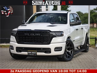 Dodge Ram 1500 Limited Night High Output 540HP 706Nm | Massage + Full Option | De Meest Luxe en Volle Pick-Up in zijn Klasse | Comfortabele Dubbele Cabine met Royale 5 Zitplaatsen | BPM vrij | Nu Leverbaar uit Voorraad | Voorraad Nr 2351 - 7478