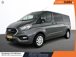 Ford Transit Custom 300 2.0 TDCI L2H1 Limited Dubbele Cabine Automaat Navigatie Airco 2 Schuifdeuren Trekhaak Parkeersensoren Carplay DAB