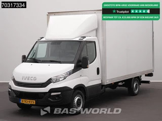 Iveco Daily 35S16 Automaat Laadklep 160PK Bakwagen Airco Cruise Euro6 Meubelbak Koffer Airco Cruise control
