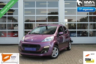 Peugeot 107 1.0-12V 5-Deurs Facelift Envy-Style Sport-Exclusive Ledverlichting Airconditioning Bluetooth Carkit Tel.&Media Centr.Vergr. Elek.Ramen Stuurbekr. Toerenteller Lederstuur Radio/Cd/Mp3/Usb/Aux Dubbele Speakers Zwart Sportinterieur 12Volt-Aansl.