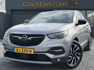 Opel Grandland X 1.2 Turbo Ultimate 1e Eigenaar,360° Camera,Pano,Navi,Stoelverw,Keyless,Rijstrooksensor,BSD,131pk,6 Bak,N.A.P,Pdc V+A,Lm velgen,Halfleder,Dealer Onderhouden,Net beurt gehad,Apk tot 01-2027