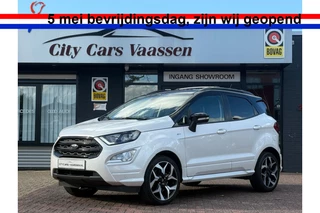 Ford EcoSport 1.0 EcoBoost ST-Line Black automaat 125 pk navigatie camera climate ctr half leder/alcantara afn trekhaak lmv 18 inch dealer onderhouden