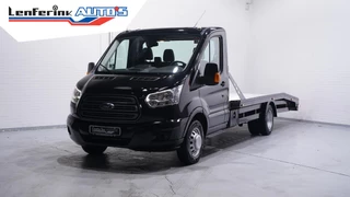 Ford Transit 2.0 TDCI 170 pk Autotransporter Airco, Luchtvering, Trekhaak 2.800 kg, Dubbel lucht achter, 3-Zits