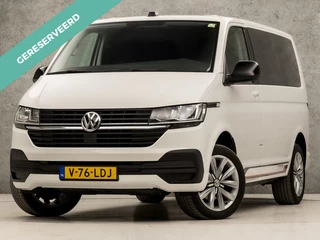 Volkswagen Transporter 2.0 TDI L1H1 28 Highline 150Pk Automaat (APPLE CARPLAY, GROOT NAVI, 3 ZITS, ADAPTIVE CRUISE, PARKEERSENSOREN, LM VELGEN, NIEUWE APK, NIEUWSTAAT)