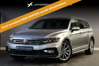 Volkswagen Passat Variant 1.5 TSI R-Line Business + Trekhaak Leder/Alcantara Virtual Stoelverwarming Navi Trekaak
