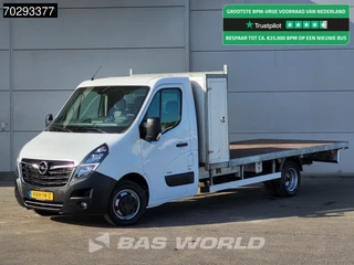 Opel Movano 165PK Open Laadbak 3,5t Trekhaak LED Navi Airco Cruise Euro6 Pritsche Pickup Airco Trekhaak Cruise control