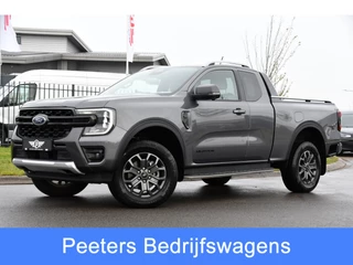 Hoofdafbeelding Ford Ranger Ford Ranger 2.0 Super Cab EcoBlue Wildtrak Adaptieve Cruise, 360 Camera, Carplay, 3500kg Trekhaak, LEDER, LED, 204pk, Automaat, Uniek!