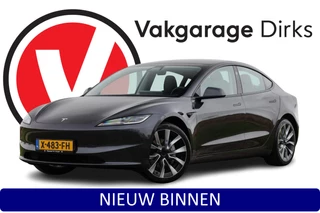 Tesla Model 3 RWD 283 PK Nw Model ✅ Leder ✅ Stoelkoeling ✅ 19inch