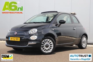 Fiat 500 C 1.0 Hybrid Lounge Cabrio Navigatie Carplay Android Airco Cruise Control 15 inch LMV