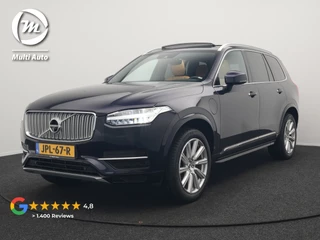 Volvo XC90 T8 Twin Engine AWD Inscription 7 Persoons Plug In Hybrid 394pk Dealer O.H. PHEV | Panodak | Adaptive Cruise | 360 Camera | Harman & Kardon | Lederen Sportstoelen Memory & Verwarmd | Apple Carplay | Virtual | Keyless | Blis | Navigatie | DAB |