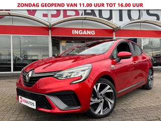 Renault Clio 1.0 TCE 100PK R.S. LINE HALF-LEER NAVIGATIE CAMERA ECC-AIRCO LMV PDC