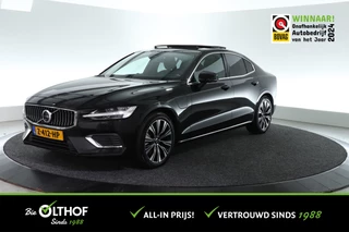 Volvo S60 2.0 Recharge T6 AWD Ultimate Bright | TREKHAAK | SCHUIF-KANTEL | B&W | VEEL LUXE |